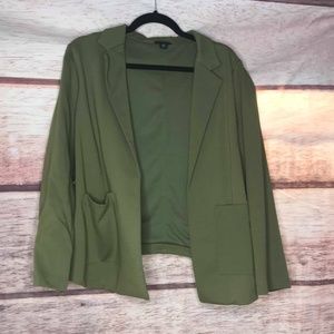 Olive Green Lularoe Jenny Blazer - M